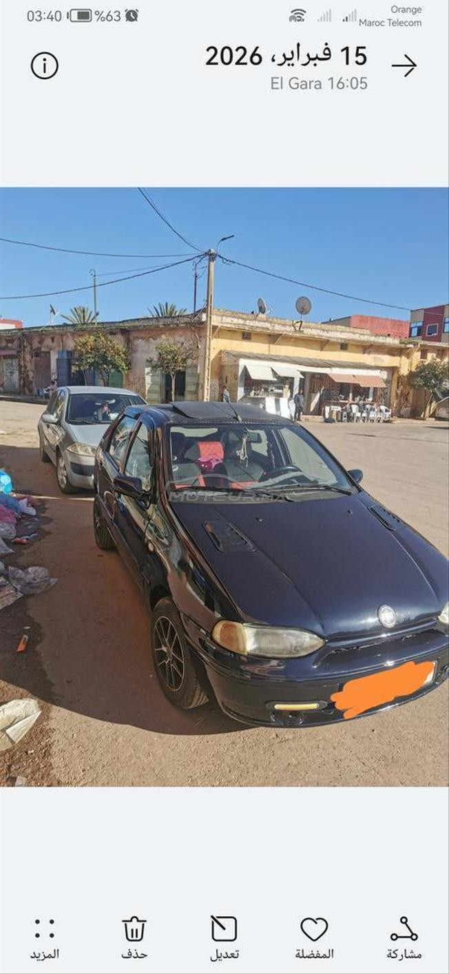 سيار فيات باليو في مدينة العيون 