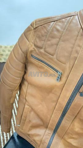 Veste en cuir pour homme, originale - 2
