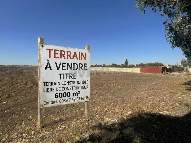 Vente lot de terrain 6000m2