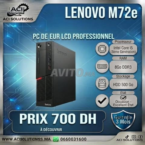 LENOVO ThinkCentre M72e sff I5 3ème Génération