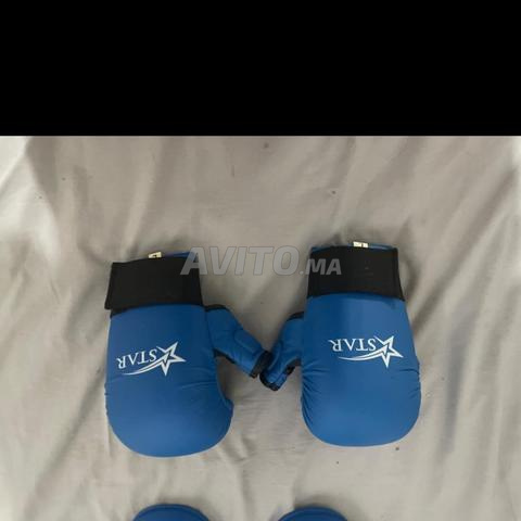 protections karaté neuves bleues - 2
