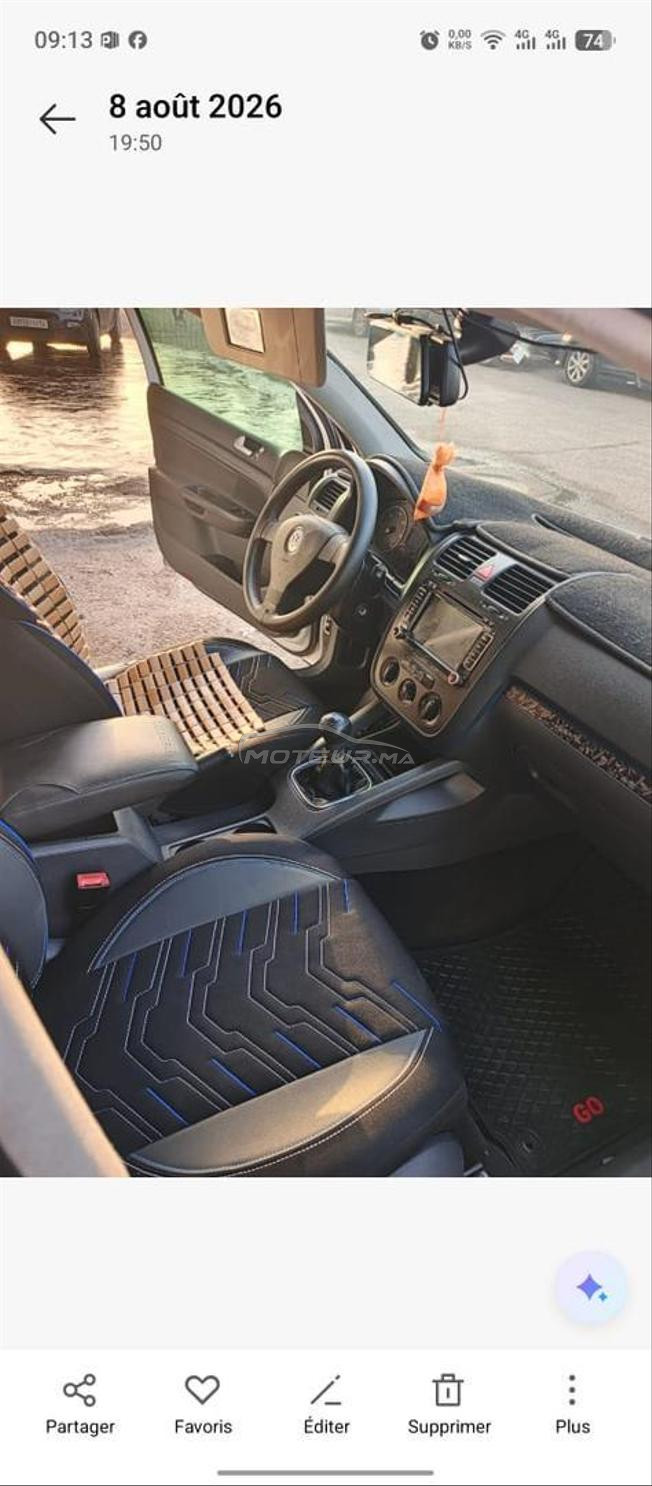je me vendre mon véhicule d'occasion golf 5 