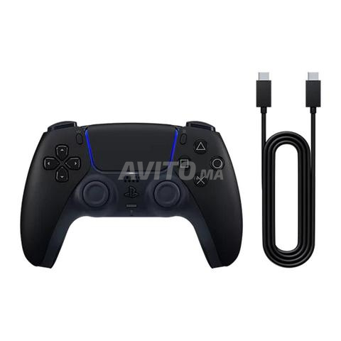 Manette PS5 DualSense Midnight Black & Câble USB - 2