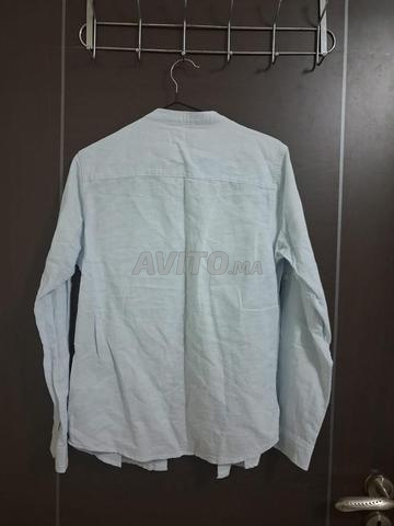 Chemise bleu ciel made in ITALIE - 2