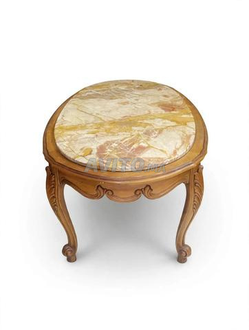 Table basse ovale marbre Royale - 2