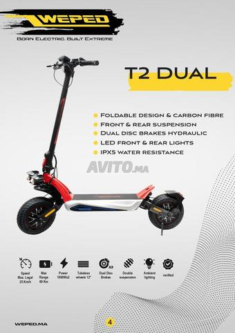 TROTTINETTE ELECTRIQUE WEPED T2 DUAL E-SCOOTER - 2