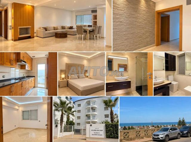 Appartement à louer 130 m² à Casablanca - 2