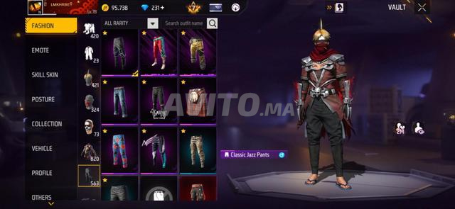 Compte Free Fire à vendre prix raisonnable - 2