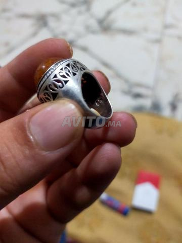 Bague en ambre naturel - 2