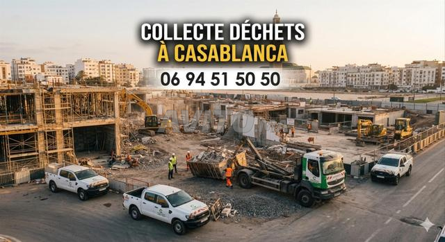 Collecte de déchets professionnelle à Casablanca