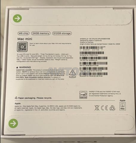 Apple Mac mini M6 – 24 جيجابايت / 512 جيجابايت - 2