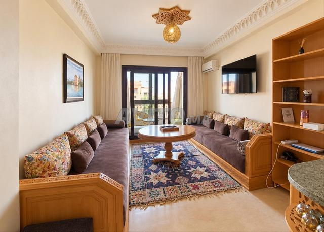 Appartement meublé à Guéliz, piscine et parking