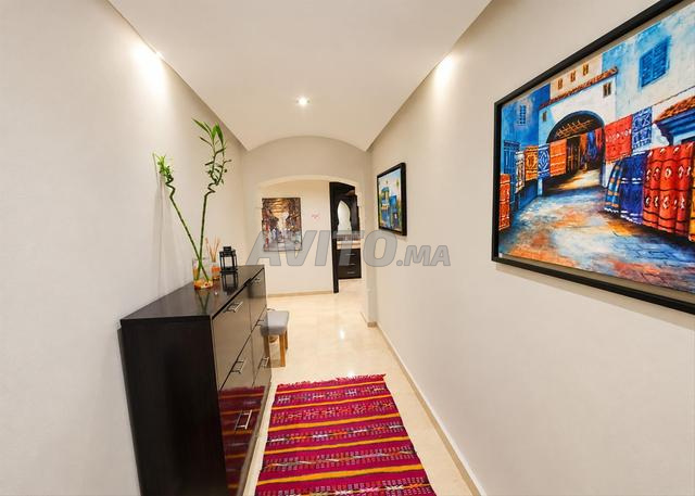 Appartement meublé à Guéliz, piscine et parking