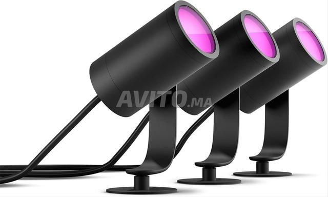 Philips Hue Lily – Lot de 3 spots LED d'extérieur - 2
