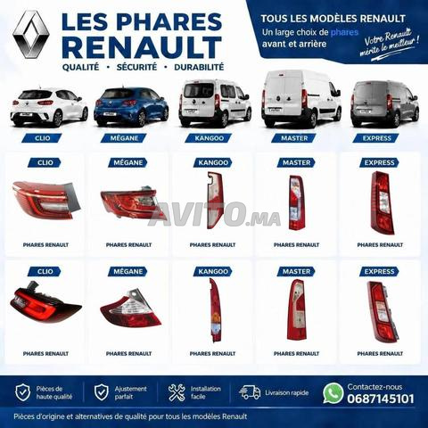 Feux arrière Clio 4, Express, Kangoo, Master, Mégane 4