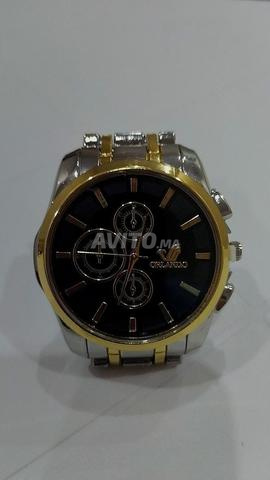Montre homme classique - Bracelet bicolore or/argent