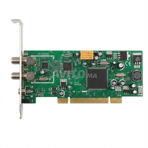 بطاقة موالف تلفزيون الأقمار الصناعية PCI DVB-S والتقاط الفيديو