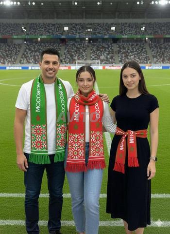 وشاح المنتخب المغربي الذي تصدر الترند هذا الشتاء - 2