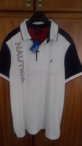 بولو أصلي من ماركة Nautica مقاس XL - 2