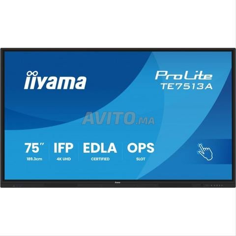 Écran Tactile iiyama 75 Pouces 4K et Caméra Visio