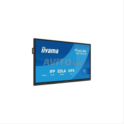 Écran Tactile iiyama 75 Pouces 4K et Caméra Visio - 2