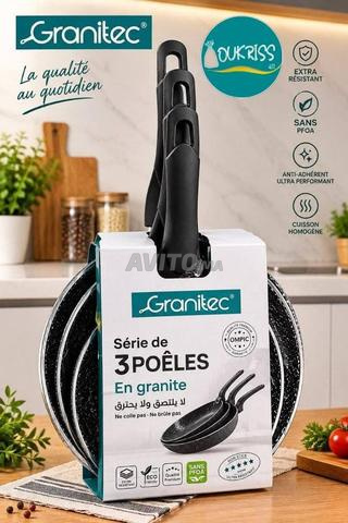 Pack de 3 poêles Granitec - 2