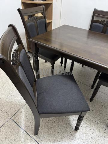 Ensemble table à manger 4 chaises en bois - 2