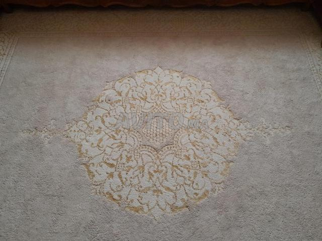 Tapis crème avec motifs dorés 500x300 cm - 2