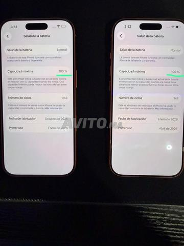 2 iPhone 17 pro 512 et 256 100% - 2