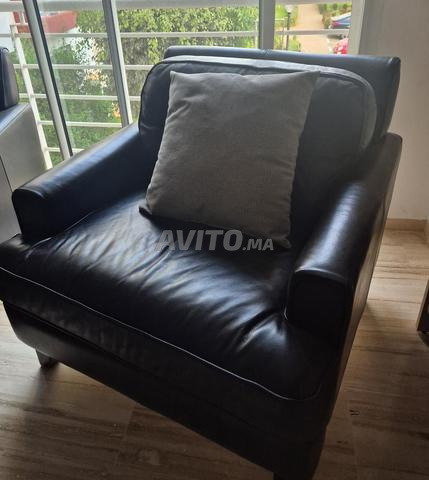 Salon moderne en cuir 3 pièces - 2
