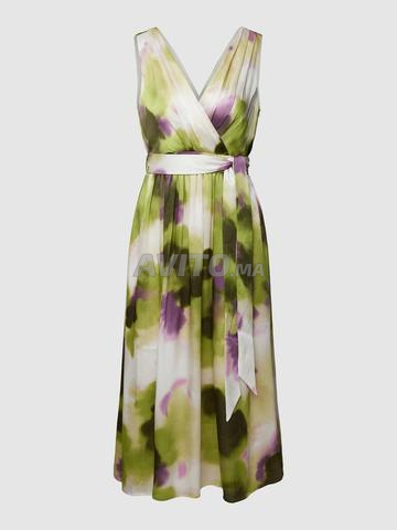 Robe cocktail verte