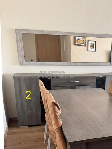 4 meubles gris et chaises - 2