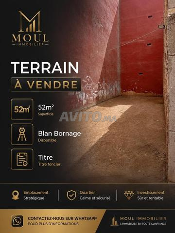 Terrain 52m² titré Tarast rue 7m à 54 millions