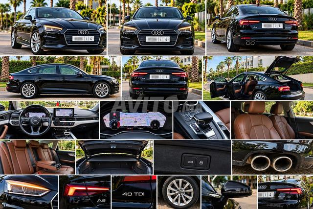 أودي A5 سبورت باك 40 TDI – نهاية 2019 – 105,000 كم