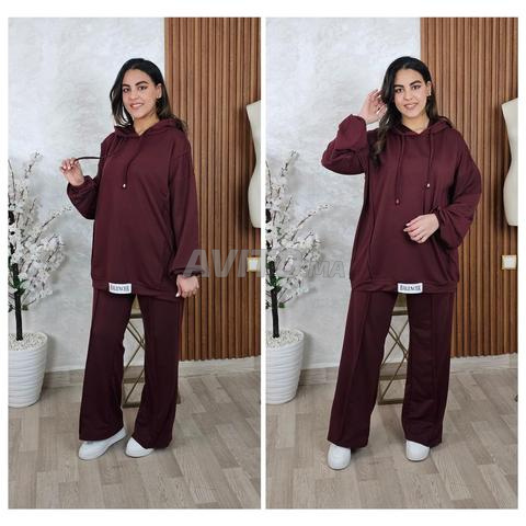 طقم رياضي أنيق وعصري متوفر بألوان مختلفة. - 2