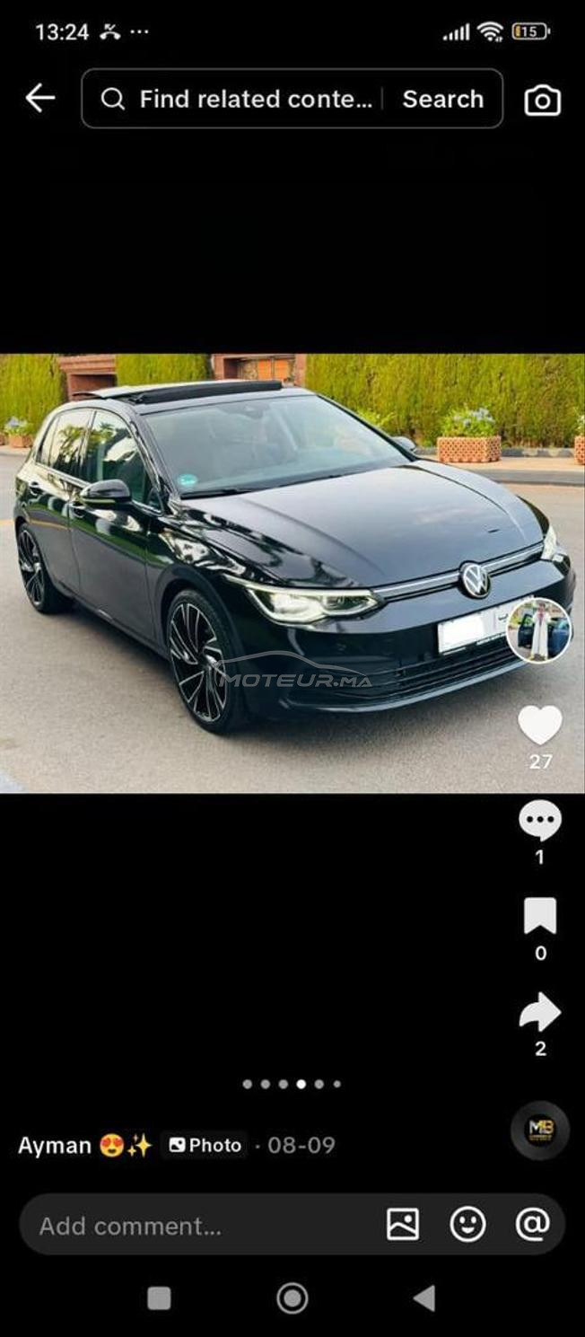 Volkswagen Golf 8 Essence Automatique 2022