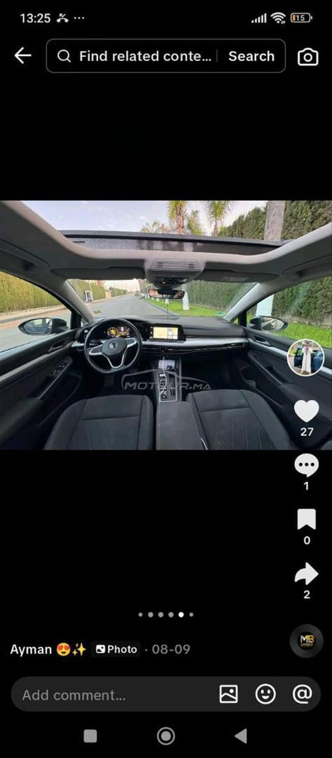 Volkswagen Golf 8 Essence Automatique 2022