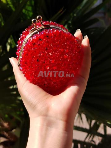 💎👌محفظة صغيرة الحجم بالكريستال الحر 🎀🌹 - 2