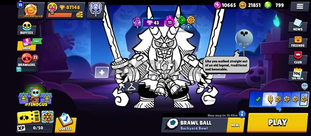 Brawl Stars 87k 799 gems - 2