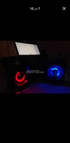 Haut-parleurs A2 RGB pour PC - Son pur avec éclairage - 2