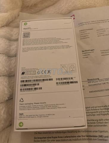 iPhone 18 Pro Glacier Sim et Esim (version Europe) - 2