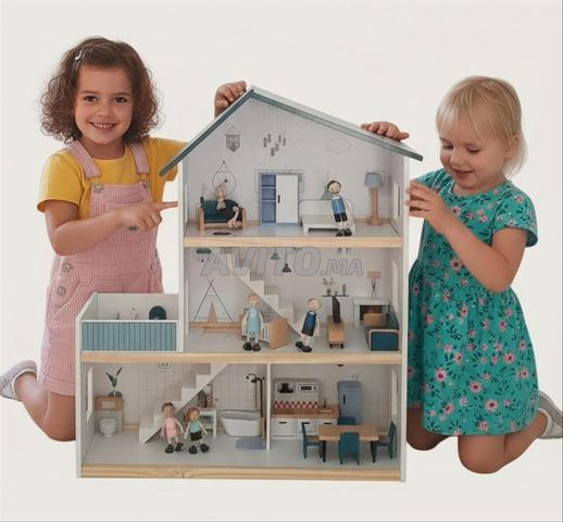 Maison de poupées en bois pour enfants - 2