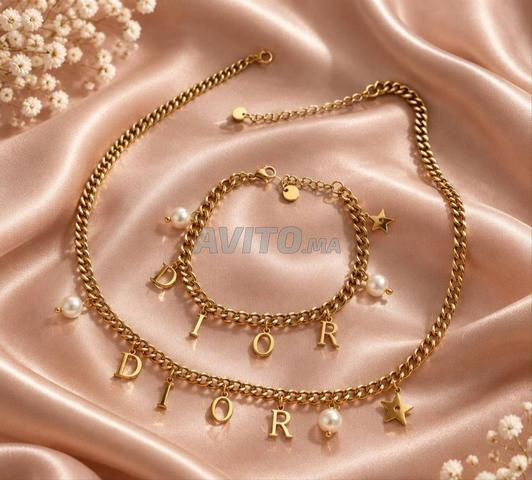 Ensemble de Bijoux Dior Inoxydable CD2380 - 2
