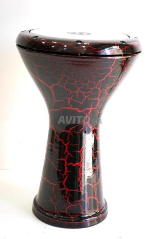 Darbouka LP en Aluminium Métallisé Rouge Brillant - 2