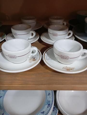 Service 6 tasses café Espresso ACF Italy vintage - 2