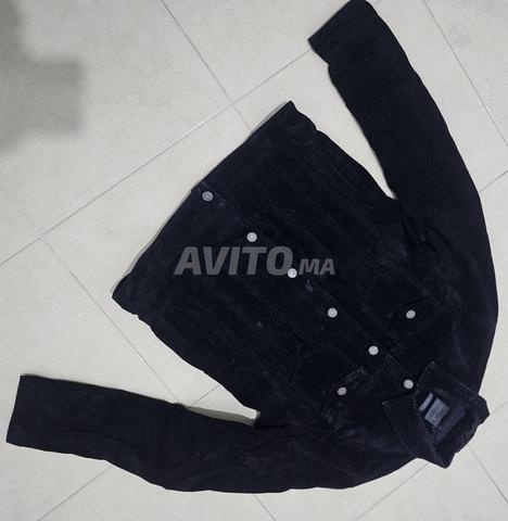 جاكيطة ZARA MAN أصلية 100% جلد طبيعي مقاس L - 2