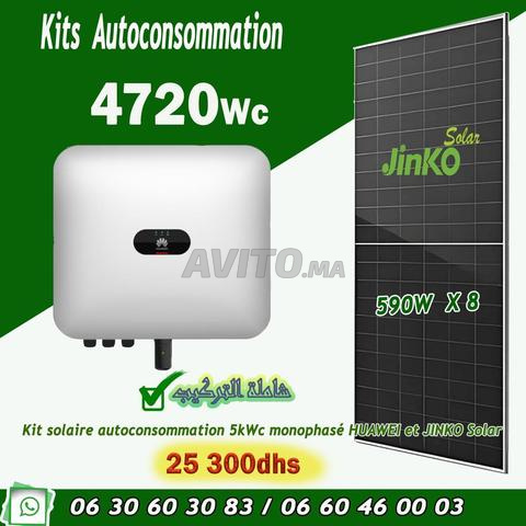 Kit solaire autoconsommation 5kWc monophasé