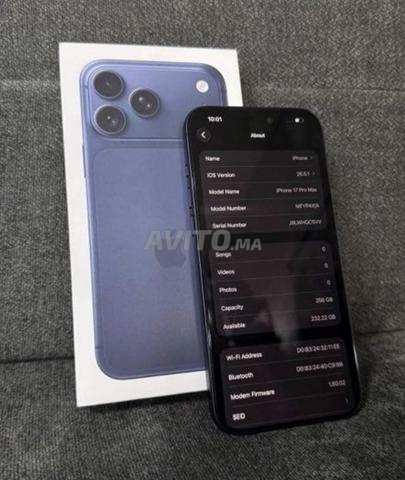 iPhone 17 Pro Max Bleu - 2