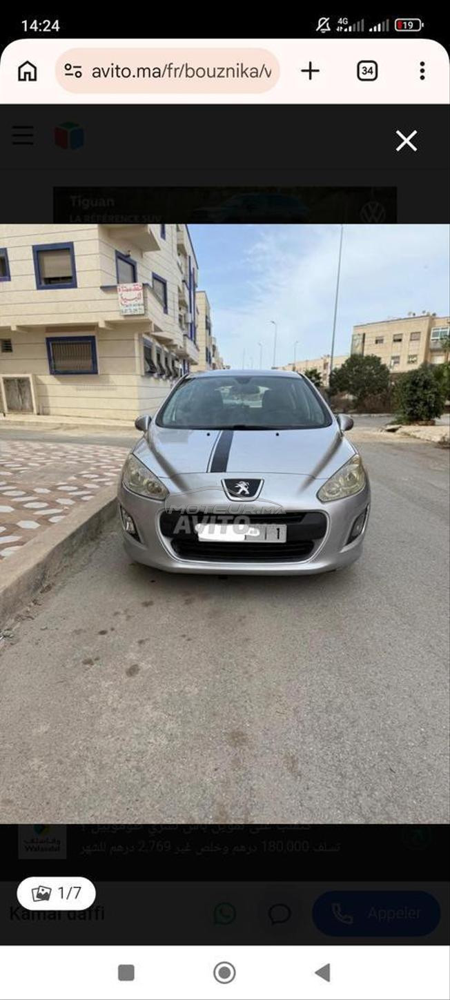 Peugeot 308 Diesel Manuelle 2012 à Bouznika