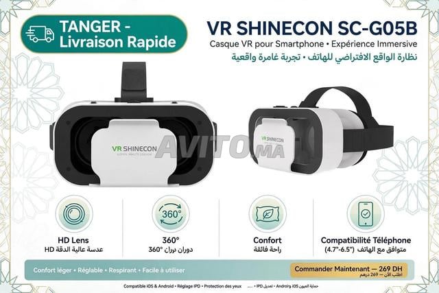 Casque VR SHINECON SC-G05B Neuf Tanger Aujourd'hui - 2